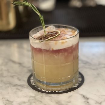 DOMU - Danny's take on a whisky sour Also take a visit to the "I'M NOT A KUMQUAT, YOU MINT LICKER" it's his signature spring drink. - Ramen Near Me - Jacksonville, Florida DOMU - Danny's take on a whisky sour Also take a visit to the "I'M NOT A KUMQUAT, YOU MINT LICKER" it's his signature spring drink. - Ramen Near Me - Jacksonville, Florida