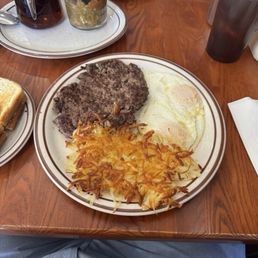 Hamburger Steak and Eggs Hamburger Steak and Eggs
