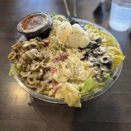 Antipasto salad with house dressing