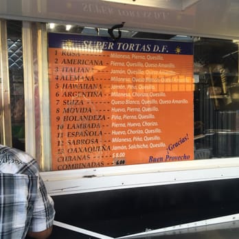 Super Tortas DF - Menu! - Food Trucks Near Me - Los Angeles, California Super Tortas DF - Menu! - Food Trucks Near Me - Los Angeles, California