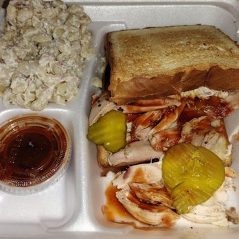 Catch The Smoke BBQ - Smoked Chicken sandwich with pasta salad! Tender and flavorful! Delicious! #DelCity - Food Trucks Near Me - Del City, Oklahoma Catch The Smoke BBQ - Smoked Chicken sandwich with pasta salad! Tender and flavorful! Delicious! #DelCity - Food Trucks Near Me - Del City, Oklahoma