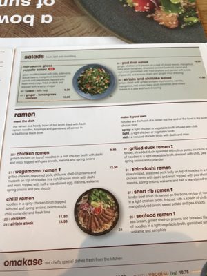 Menu photo 1 Wagamama London, XGL Menu photo 1 Wagamama London, XGL