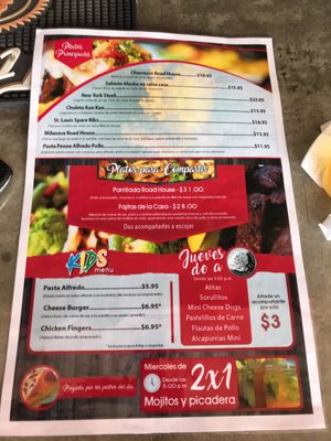 Menu photo 3 Hatillo Road House Hatillo, PR