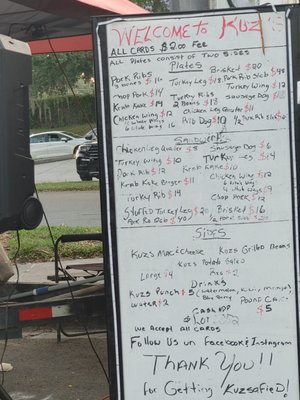 Menu photo 2 Kuzs BBQ Jacksonville, FL