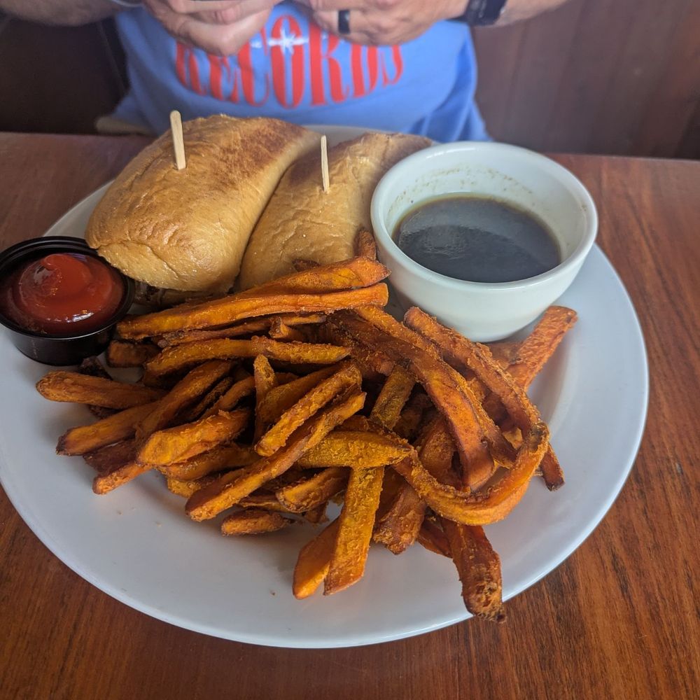 K C Branaghan's - French dip and sweet potato fries - Irish Near Me - Long Beach, California K C Branaghan's - French dip and sweet potato fries - Irish Near Me - Long Beach, California