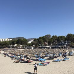 Paguera Tora Beach - View on the beach.