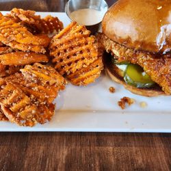 Crave Kitchen And Bar - Honey chicken sandwich