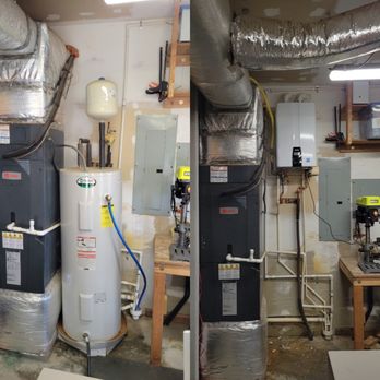 All Hot Water - Infinite Hot Water & Space Saving via Tankless Water Heater Installation 
Navien NPE-240A2 Condensing Tankless Water Heater - Water Heater Installation/Repair Near Me - Seneca, South Carolina