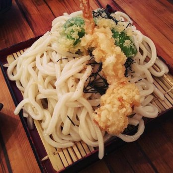 MeNami - Cold udon with tempura - Japanese Near Me - Toronto, Ontario