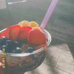 Theeee best tasting acai ever. I also love that they have fresh unlimited toppings. Great service, cozy looking and very clean store. Theeee best tasting acai ever. I also love that they have fresh unlimited toppings. Great service, cozy looking and very clean store.