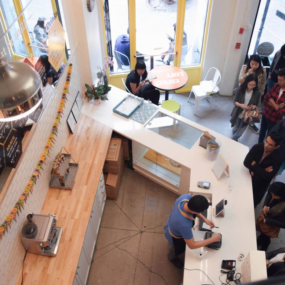 Soft Peaks - view of the shop from above - Ice Cream & Frozen Yogurt Near Me - Vancouver, British Columbia Soft Peaks - view of the shop from above - Ice Cream & Frozen Yogurt Near Me - Vancouver, British Columbia