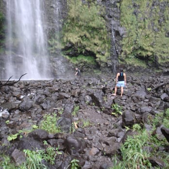 Pipiwai Trail - Bottom of Waimoku Falls (end of the trail) - VN - Hiking Near Me - Hana,, Hawaii