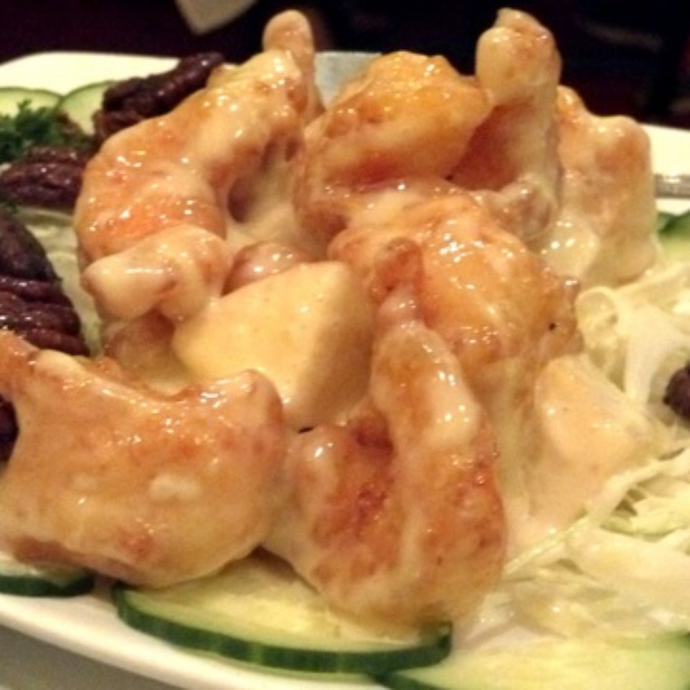 Chef Chu's - Jumbo Prawns with Candied Pecans - 4 stars - Chinese Near Me - Los Altos, California
