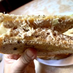 The Windsor Diner - Sumptuous Tuna Melt with cheese on Rye!