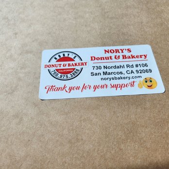 Nory’s Donut & Bakery - Bakeries Near Me - San Marcos, California Nory’s Donut & Bakery - Bakeries Near Me - San Marcos, California