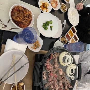 Chris Korean BBQ - That's the amount of jalapeños we got from that large plate . SMH - Korean Near Me - Pasadena, California Chris Korean BBQ - That's the amount of jalapeños we got from that large plate . SMH - Korean Near Me - Pasadena, California