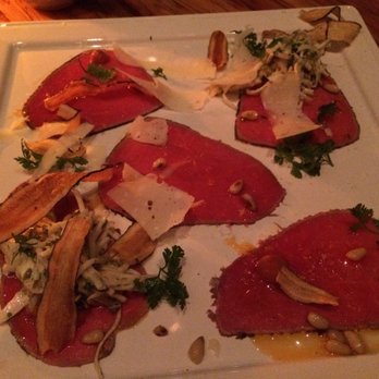 Chambar - DOV '17 Bison carpaccio mmmmmm - Belgian Near Me - Vancouver, British Columbia