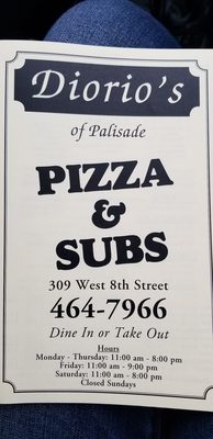 DIORIO’S OF PALISADE - 18 Photos & 50 Reviews - Pizza - 309 W 8th St ...