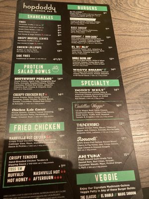 Menu photo 1 Hopdoddy Burger Bar McKinney, TX Menu photo 1 Hopdoddy Burger Bar McKinney, TX