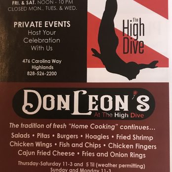 The High Dive - a poster for the event - Dive Bars Near Me - Highlands, North Carolina The High Dive - a poster for the event - Dive Bars Near Me - Highlands, North Carolina