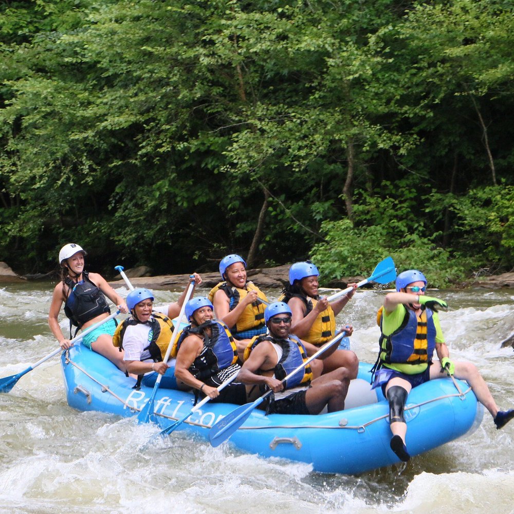 Ocoee Rafting - Just Doing It ! We all in the boat ! Thanks Kerrie for Job well done AWESOME ! - Rafting/Kayaking Near Me - Ducktown, Tennessee Ocoee Rafting - Just Doing It ! We all in the boat ! Thanks Kerrie for Job well done AWESOME ! - Rafting/Kayaking Near Me - Ducktown, Tennessee