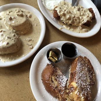 Gravy - Side of biscuits and gravy, side of French toast, chicken fried steak - American Near Me - Portland, Oregon