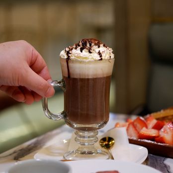 Waffleland Cafe - Hazelnut Hot Chocolate $7 - Waffles Near Me - Vancouver, British Columbia Waffleland Cafe - Hazelnut Hot Chocolate $7 - Waffles Near Me - Vancouver, British Columbia