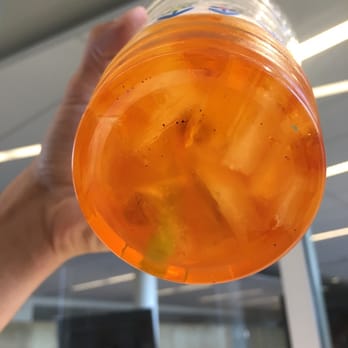 Dutch Bros Coffee - Got coffee grounds in my drink & that's just the ones stuck on the bottom... There's many floating around in the drink or stuck on the ice - Coffee & Tea Near Me - Gilbert, Arizona
