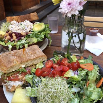 Mezzo - Salad and chicken salad sandwich - Sandwiches Near Me - Berkeley, California Mezzo - Salad and chicken salad sandwich - Sandwiches Near Me - Berkeley, California
