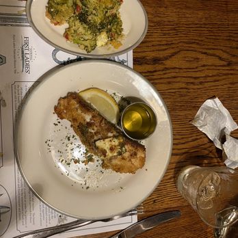 Bender's Tavern - The halibut is fantastic! And the wedge salad isn't complete unless you include the warm BACON dressing. - Seafood Near Me - Canton, Ohio