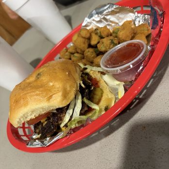 Parish Seafood - Parish Burger and fried okra - Seafood Near Me - Welsh, Louisiana Parish Seafood - Parish Burger and fried okra - Seafood Near Me - Welsh, Louisiana