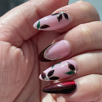 Wow Nails & Spa - Almond Gel-X with Chrome - Nail Salons Near Me - Palmdale, California Wow Nails & Spa - Almond Gel-X with Chrome - Nail Salons Near Me - Palmdale, California