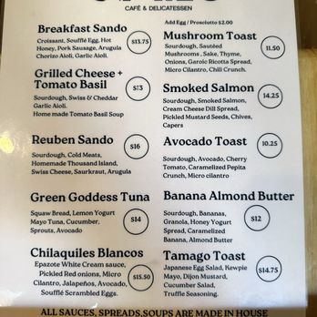 Galu Cafe and Delicatessen - Food menu - Coffee & Tea Near Me - Chula Vista, California Galu Cafe and Delicatessen - Food menu - Coffee & Tea Near Me - Chula Vista, California