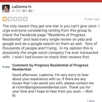 Progress Residential - I think they're determined to make every renter despise them, that would be the only thing that makes this whole ordeal make sense. - Real Estate Services Near Me - Nashville, Tennessee Progress Residential - I think they're determined to make every renter despise them, that would be the only thing that makes this whole ordeal make sense. - Real Estate Services Near Me - Nashville, Tennessee
