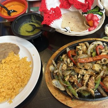 Vallarta Mexican Restaurant - Chicken Fajitas with flour tortillas. - Mexican Near Me - Neptune City, New Jersey Vallarta Mexican Restaurant - Chicken Fajitas with flour tortillas. - Mexican Near Me - Neptune City, New Jersey