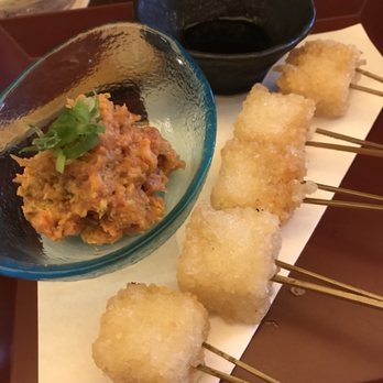 Yakitori Hachibei - Rice crackers with spicy ahi - Japanese Near Me - Honolulu, Hawaii Yakitori Hachibei - Rice crackers with spicy ahi - Japanese Near Me - Honolulu, Hawaii