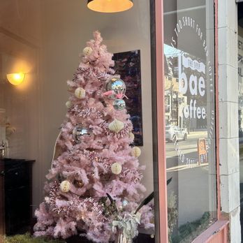 Owens Famous - Festive window display! - Coffee Roasteries Near Me - Chicago, Illinois