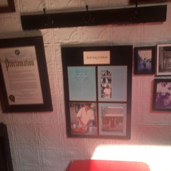 Totonno's - Little Italy Cookbook plaque. - Pizza Near Me - Brooklyn, New York