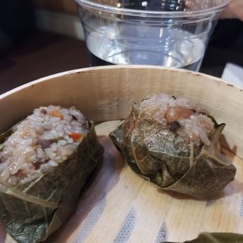 Cheers Cafe - Sticky Rice with Lotus Leaf (4) ($6.95) - Asian Fusion Near Me - West Covina, California Cheers Cafe - Sticky Rice with Lotus Leaf (4) ($6.95) - Asian Fusion Near Me - West Covina, California