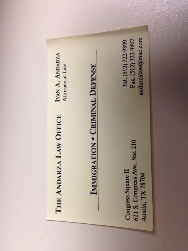 The Andarza Law Office - immigration attorney in Austin, TX