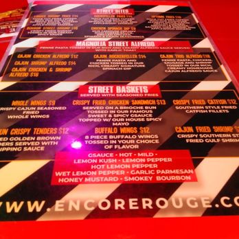 Encore Rouge - Menu - New American Near Me - Birmingham, Alabama