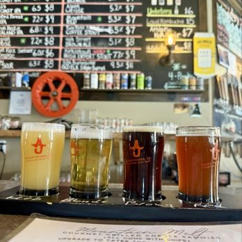 Angry James Brewery - My flight! So pretty. - Breweries Near Me - Silverthorne, Colorado Angry James Brewery - My flight! So pretty. - Breweries Near Me - Silverthorne, Colorado