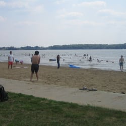 Clinton State Lake Recreation Area - Where the beach and the grass meet