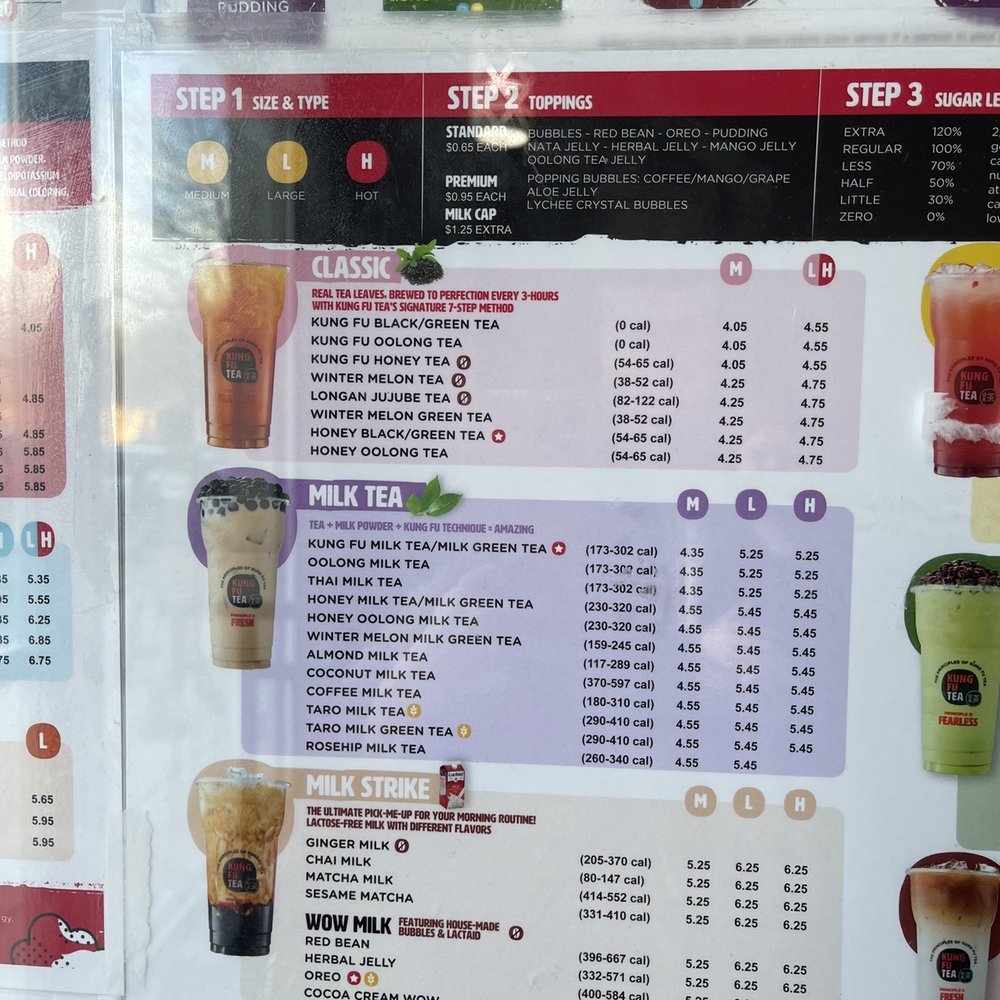 Kung Fu Tea - 4.8.22 - Bubble Tea Near Me - Columbia, Maryland Kung Fu Tea - 4.8.22 - Bubble Tea Near Me - Columbia, Maryland