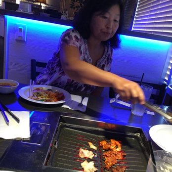 Bon KBBQ - Grilling and eating. - Korean Near Me - Arlington, Texas