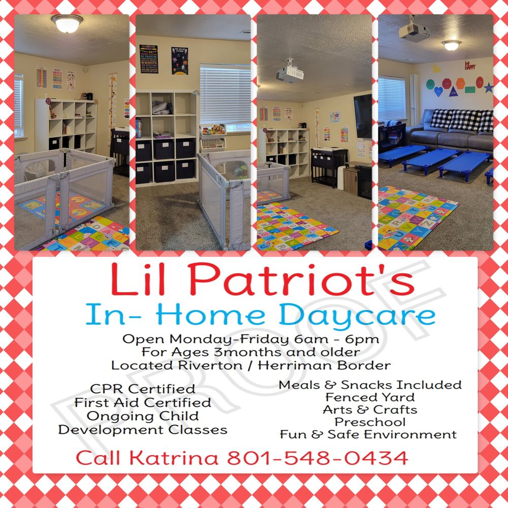 Lil Patriot's In-Home Daycare - childcare center in Riverton, UT