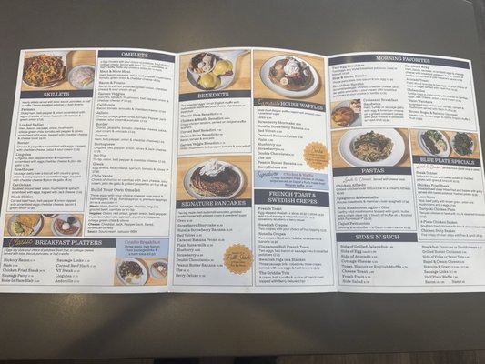 Menu photo 1 Blue Plate Petaluma, CA