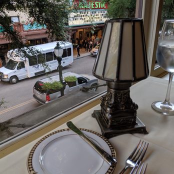 Bohanan's - Our table in the Houston room overlooked Houston Street - Steakhouses Near Me - San Antonio, Texas