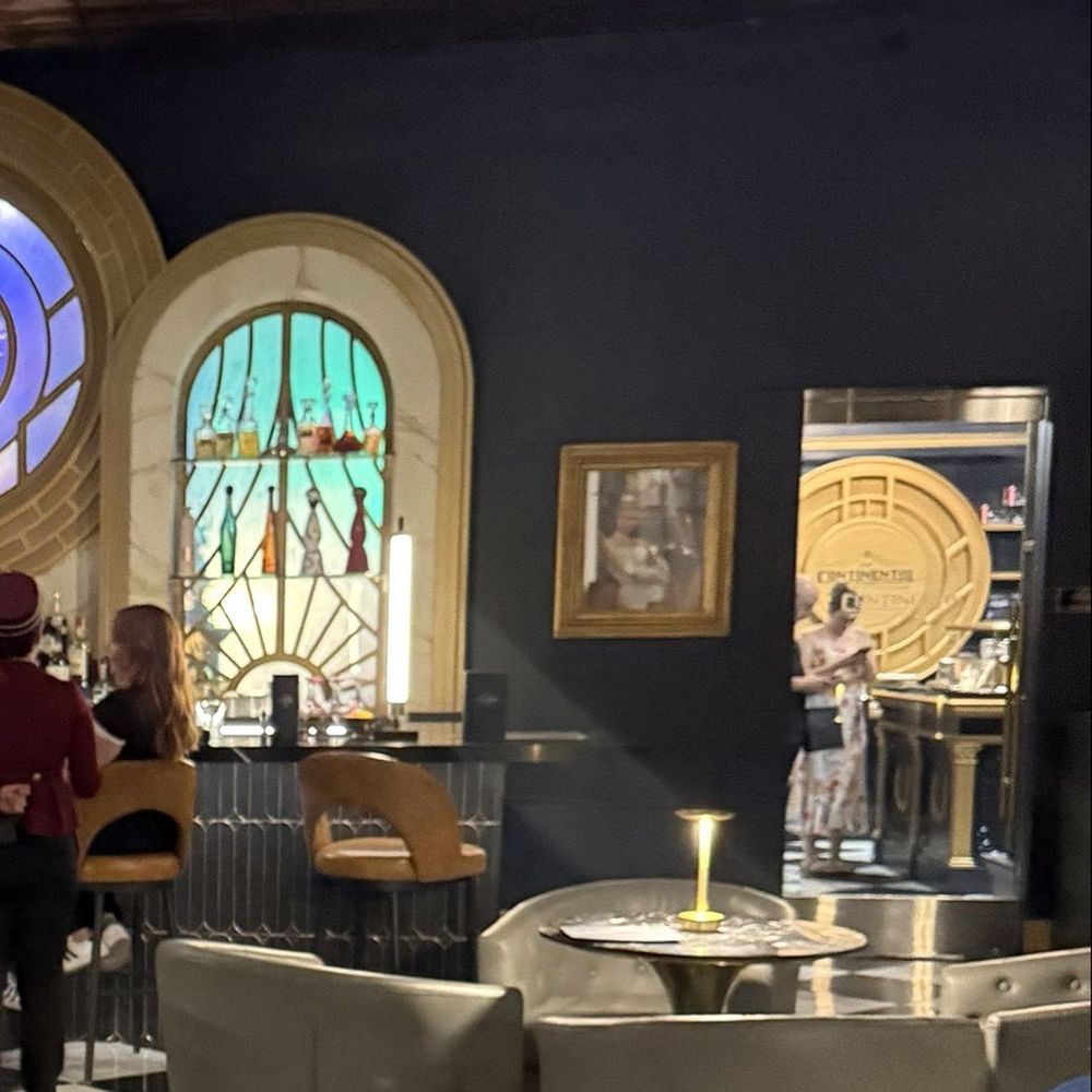 John Wick Experience - 'Hotel Lobby' area, very nice art deco, fun convo with the bell hop. - Escape Games Near Me - Las Vegas, Nevada John Wick Experience - 'Hotel Lobby' area, very nice art deco, fun convo with the bell hop. - Escape Games Near Me - Las Vegas, Nevada