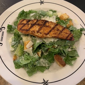 Saltgrass Steak House - Salmon Caesar Salad - Steakhouses Near Me - Plano, Texas Saltgrass Steak House - Salmon Caesar Salad - Steakhouses Near Me - Plano, Texas